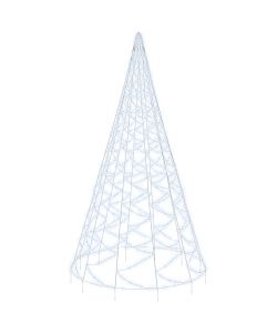 Albero di Natale Pennone Bianco Freddo 3000 LED 800 cm