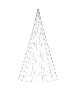 Albero di Natale Pennone Bianco Freddo 3000 LED 800 cm