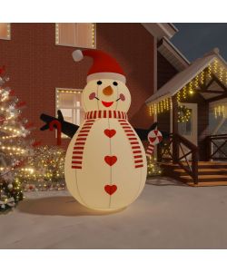 Pupazzo di Neve Gonfiabile con LED 360 cm