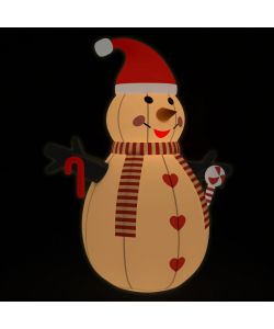 Pupazzo di Neve Gonfiabile con LED 460 cm