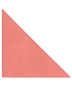 Pannelli Murali 12 pz Rosa 30x30 cm Velluto 0,54 mq