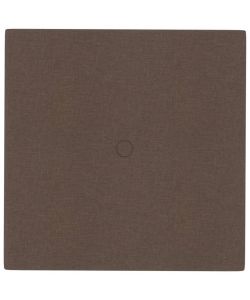 Pannelli Murali 12 pz Marroni 30x30 cm in Tessuto 1,08 mq 343959
