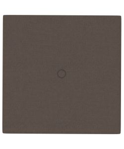 Pannelli Murali 12 pz Tortora 30x30 cm in Tessuto 1,08 mq 343963