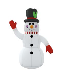 Pupazzo di Neve Gonfiabile con LED 300 cm