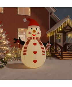 Pupazzo di Neve Gonfiabile con LED 300 cm