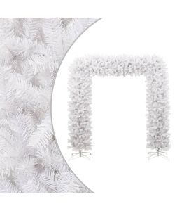 Albero di Natale ad Arco Bianco 240 cm