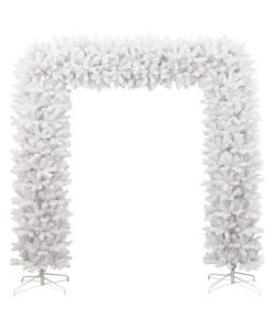 Albero di Natale ad Arco Bianco 240 cm