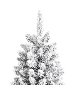 Albero di Natale Artificiale con Neve Floccata 150 cm PVC e PE