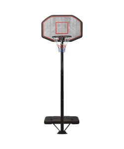 Supporto per Pallacanestro Nero 258-363 cm Polietilene