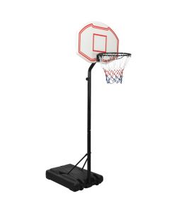 Supporto per Pallacanestro Bianco 237-307 cm Polietilene