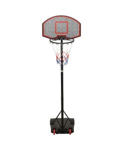 Supporto per Pallacanestro Nero 216-250 cm Polietilene