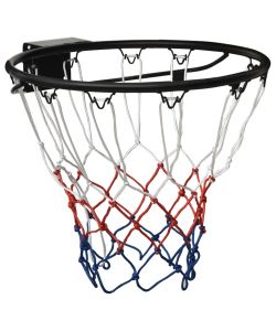 Canestro da Basket Nero 45 cm Acciaio