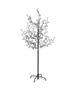 Albero di Ciliegio con 120 LED Bianco Caldo 150 cm