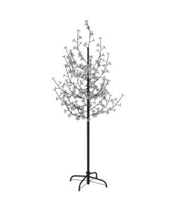 Albero di Ciliegio con 200 LED Bianco Caldo 180 cm