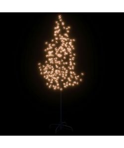 Albero di Ciliegio con 220 LED Bianco Caldo 220 cm