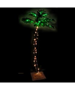 Palma con LED Bianco Caldo 88 LED 150 cm
