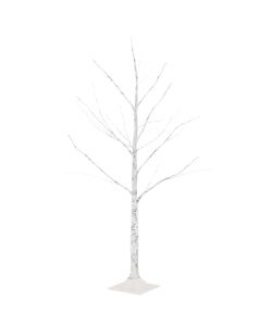 Betulla con LED Bianco Caldo 48 LED 120 cm