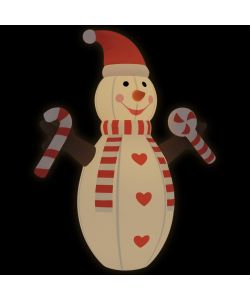 Pupazzo di Neve Natalizio Gonfiabile con LED 630 cm