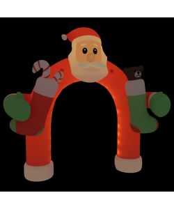 Ingresso ad Arco Natalizio Gonfiabile con LED 320 cm