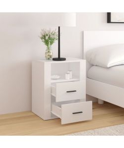 vidaXL Comodino Bianco 50x36x60 cm in Legno Ingegnerizzato - Elegante e Classico