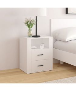 vidaXL Comodino Bianco 50x36x60 cm in Legno Ingegnerizzato - Elegante e Classico