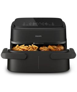 Philips Friggitrice ad aria doppio cestello 7,1 L nera - 2450 W