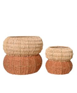 Cesta Orange bicolor grande