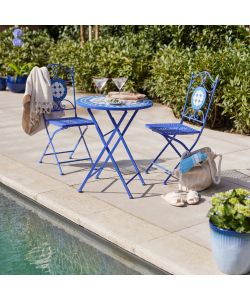 Tavolo Riviera con mosaico
