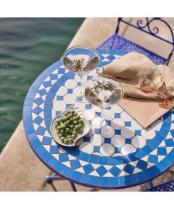 Tavolo Riviera con mosaico
