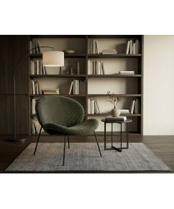 Poltrona Verde Olivo Lounge 72x67,5xH73,5 cm da Interno - Seduta Comoda