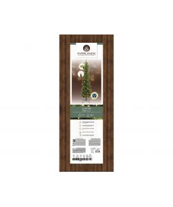 Everlands Albero di Natale Slim 210 cm con LED Bianco Caldo