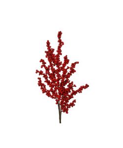 Decoris Ramo bacche artificiali rosse 55 cm per decorazioni natalizie