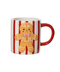 Kitchen Goods Tazza in Ceramica - Fantasie Natalizie - 9x10 cm