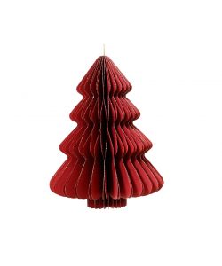 Decoris Albero di Natale Figura in Carta - Rosso - 11,25x15 cm