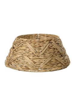 Cesta per Albero di Natale in Giacinto d'acqua Naturale 57x25 cm
