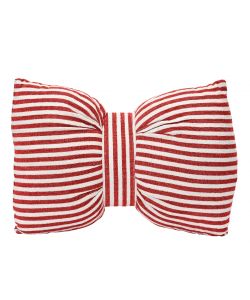 Kitchen Goods Cuscino Rosso e Bianco - Decorazione Natale - 60x40x10 cm