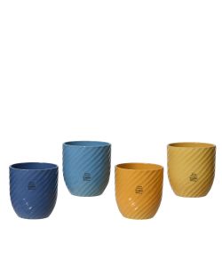 Vaso per piante Multicolore �13,5 cm in Gres Interno Decorativo