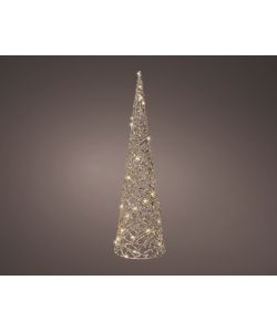 Lumineo Cono LED Oro - Elegante Decorazione Luminosa Interna - 60 cm