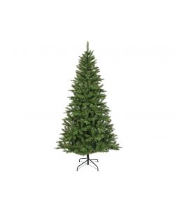 Albero di Natale 180 cm Verde con Rami e Base Metallica