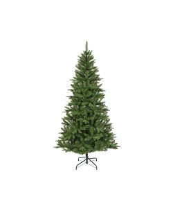 Albero di Natale 180 cm Verde con Rami e Base Metallica