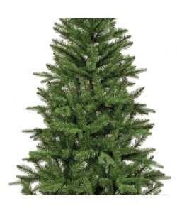 Albero di Natale 180 cm Verde con Rami e Base Metallica