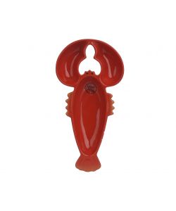Kaeming Vassoio Aragosta Rosso Ceramica 25,4x13,2 cm Decorativo