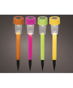 Kaemingk Paletto Solare 4,5xH20,5 cm Colori Assortiti in Plastica