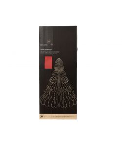 Decoris Albero di Natale in Carta - Rosso- 48x60 cm