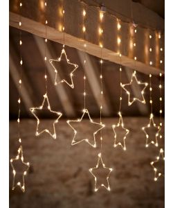 Lumineo Illuminazione a Tenda 158 LED Bianco Caldo - 200x60cm