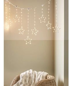 Lumineo Illuminazione a Tenda 158 LED Bianco Caldo - 200x60cm