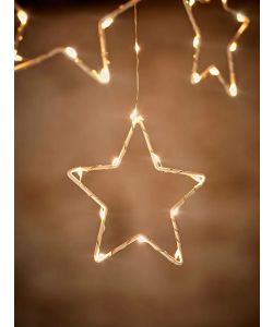 Lumineo Illuminazione a Tenda 158 LED Bianco Caldo - 200x60cm