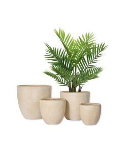 Vaso Tyler per Piante Rotondo Sabbia 44 cm Effetto Grezzo Interno/Esterno