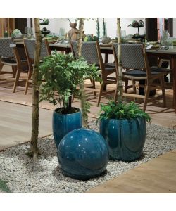 Vaso Carmen grande blu