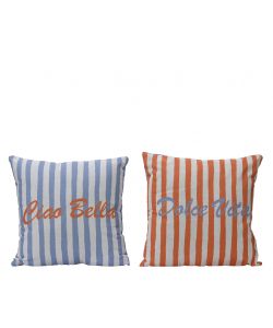Kaemingk Cuscino decorativo 43x43 cm righe colori assortiti esterno